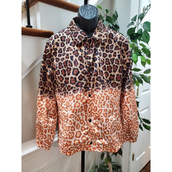 Devil's Advocate Men Polyester Collared Long Sleeve Buttons Down Casual Shirt L - Picture 1 of 10